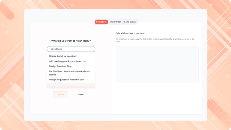 Task Suggestion & UX Improvements
