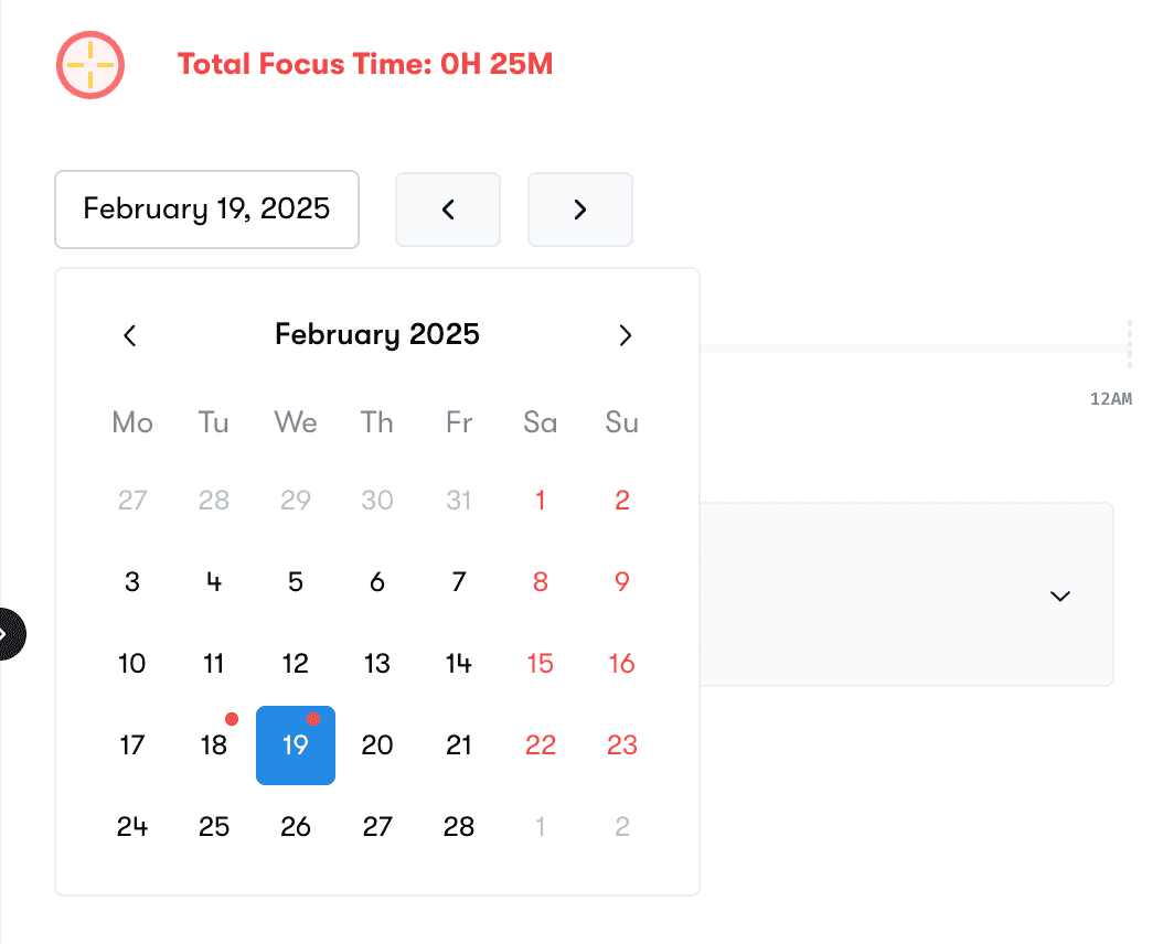 Calendar View