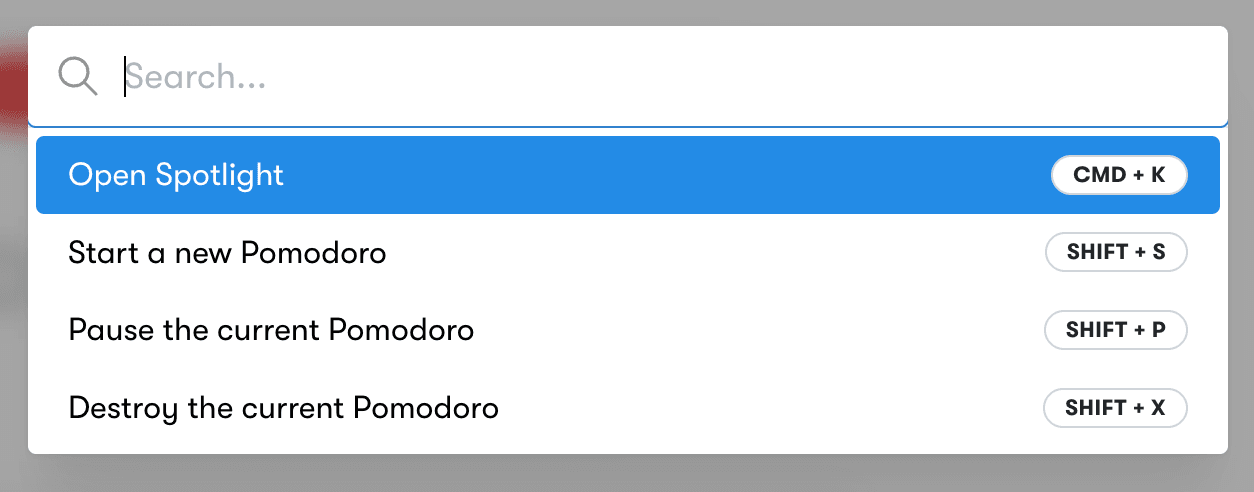Spotlight Search